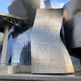 Detail Guggenheim Museum, Bilbao.